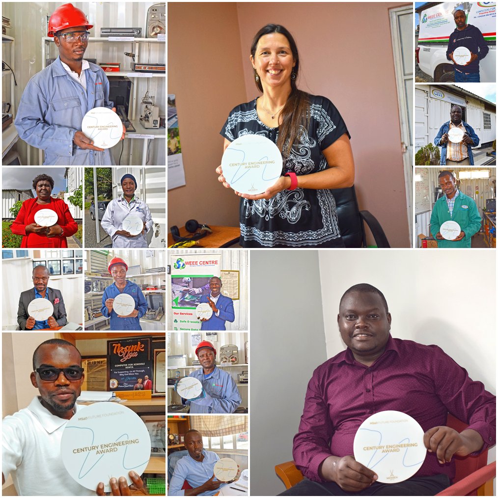 The WEEE Centre (@theweeecentre) on Twitter photo We are humbled to receive the Century Engineering Award at WEEE Centre - Nairobi. This award is representative of our commitment to making a positive footprint in society and the community through our #sustainability services, and innovative solutions. <a href="/MsaoFuture/">MSAO FUTURE FOUNDATION</a> We are humbled to receive the Century Engineering Award at WEEE Centre - Nairobi. This award is representative of our commitment to making a positive footprint in society and the community through our #sustainability services, and innovative solutions. <a href="/MsaoFuture/">MSAO FUTURE FOUNDATION</a>