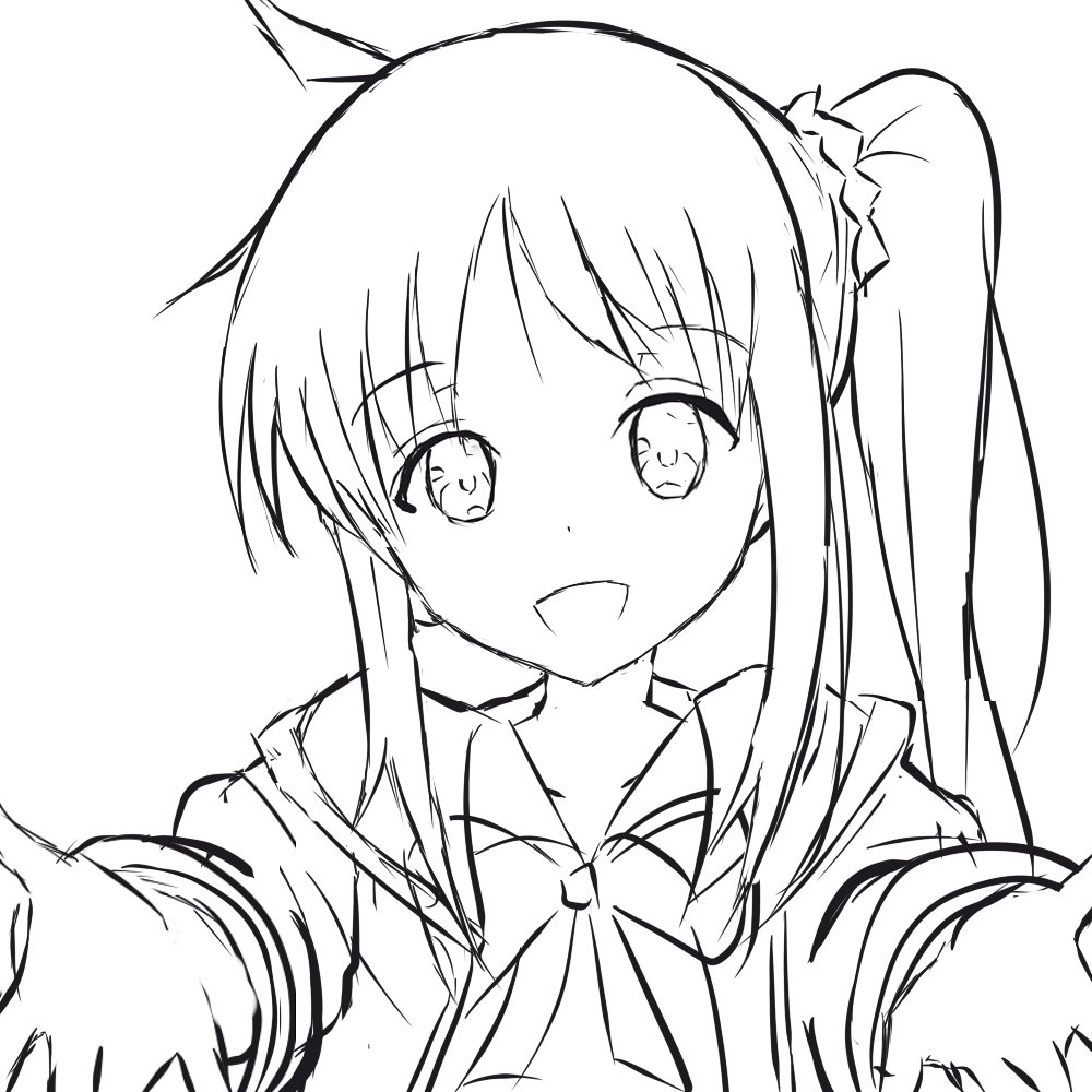 WIP ママ絵描いています(^-^)。 