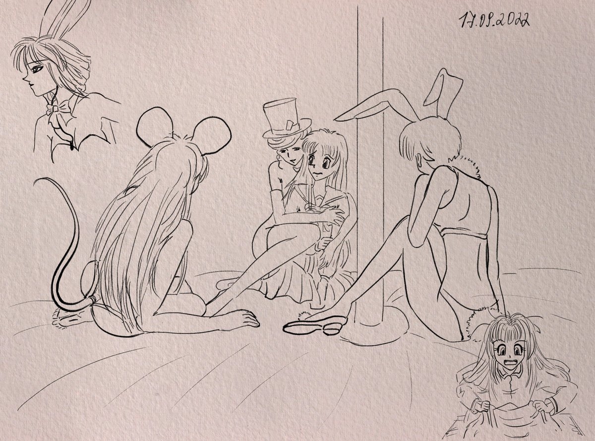 ElnNagg's tweet photo. I copied the pugs from the old shojo-ay-noy anime))
#everydaysketch #1page1day #study #sketch #elnnagg
#Fushigi_no_Kuni_no_Miyuki_chan #Miyuki_chan_in_Wonderland #anime https://t.co/zwpqDEwfEg