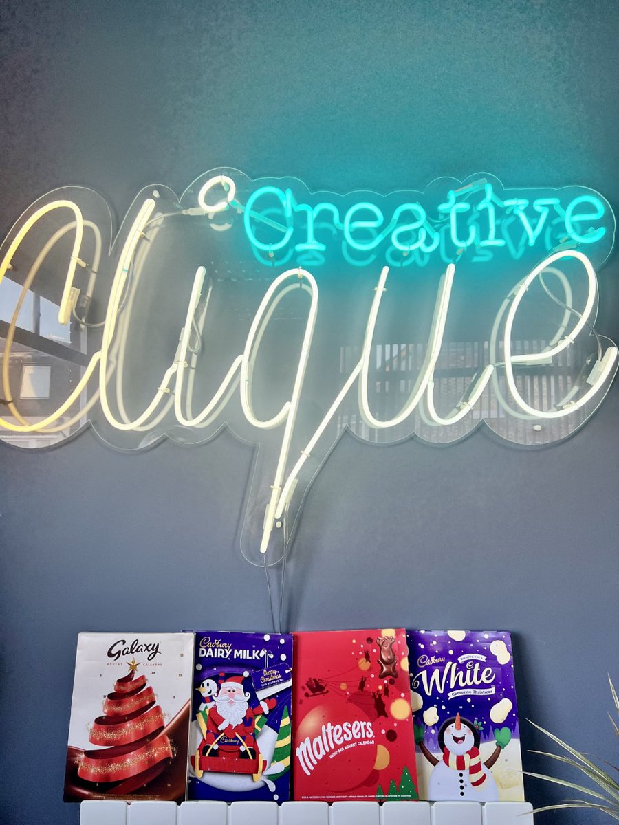creativeclique's tweet photo. Happy December 1st🎄

Obviously @stopwaitaminute bought the whole team advents to have at the office which we will be enjoying with our morning coffee🙌🏼

Let the festivities begin! 

#creativeclique #feelingfestive #decemberishere #elfonthebloominshelf https://t.co/W60cQLDUER