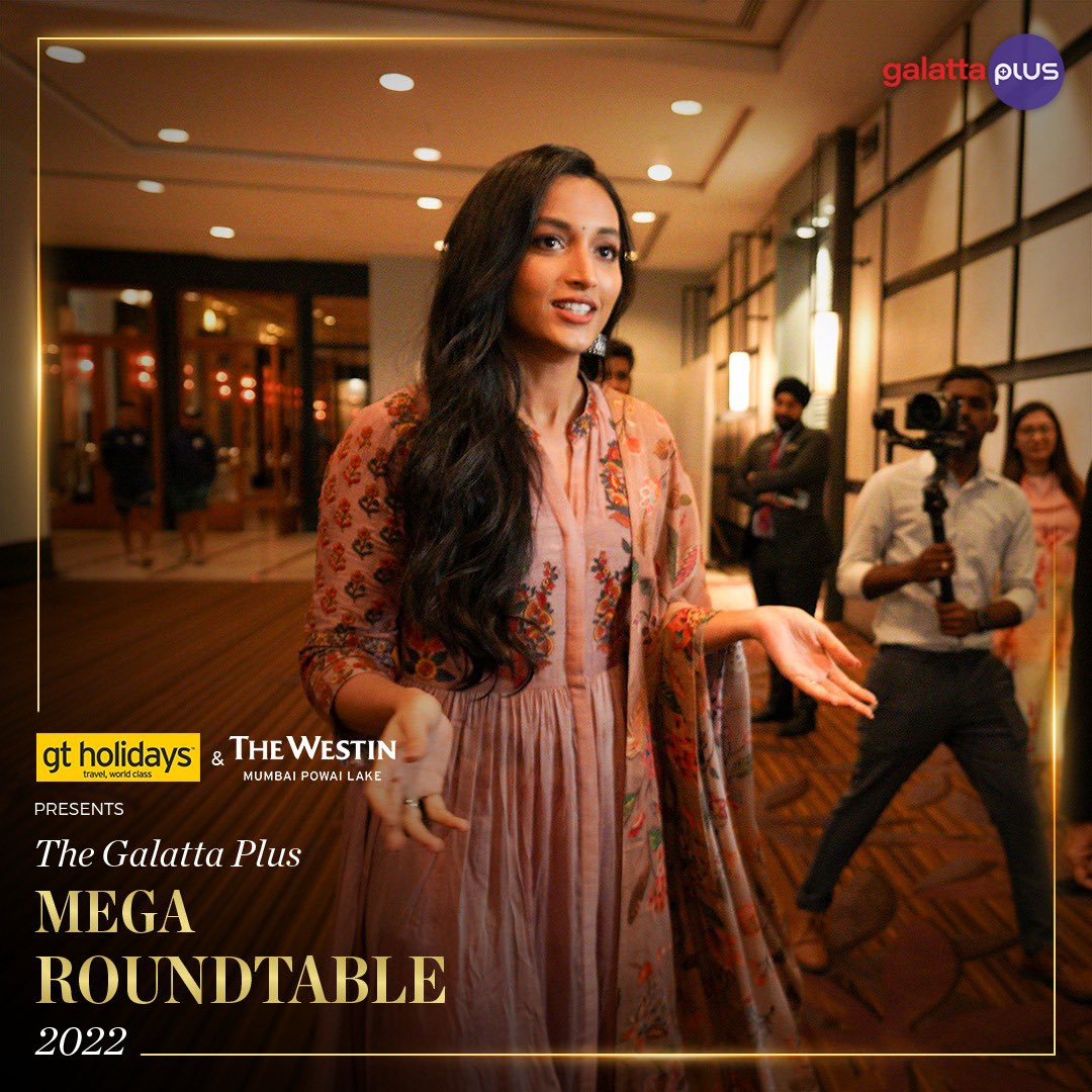 galattaplusoffl's tweet photo. A dream debut that made the whole nation notice!! We welcome @SrinidhiShetty7 to the #GalattaPlus #MegaRoundtable2022!!
#galattaplusmegaroundtable
#galattaplusroundtable2022
@WestinMumPowai @galattadotcom @TravelGTH https://t.co/NYBefCFwx5