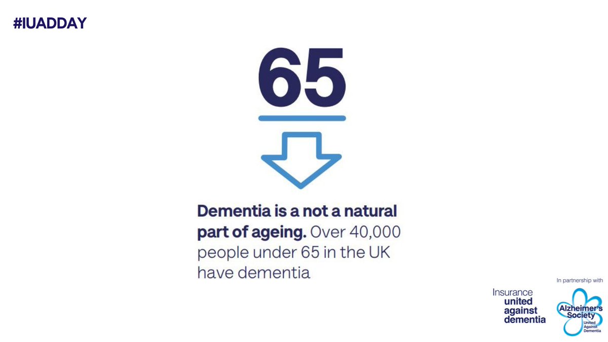 InsuranceUAD's tweet photo. Did you know dementia is not a natural part of ageing? #IUADDAY https://t.co/3nqqPMtV0x