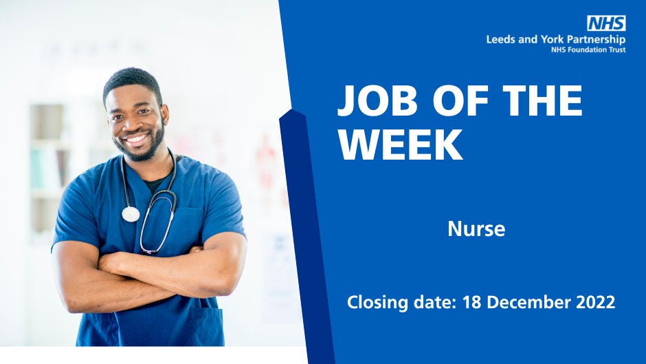 Are you a Registered Mental Health Nurse or Learning Disabilities Nurse looking for an opportunity to influence the care & the wellbeing of people with mental health or learning disabilities? We have opportunities at various locations in Leeds & York. orlo.uk/nurse_2HQAR