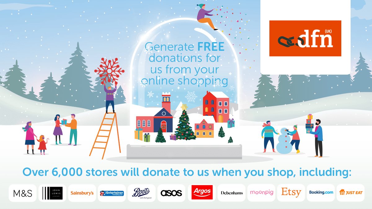 Every purchase you make during the festive season could earn us a free donation, thanks to <a href="/giveasyoulive/">Give as you Live 💙❤️💚</a>:

💸 It's free
📱 There's a handy app
🛍️ There are over 6,000 stores!

Sign up to support us now > giveasyoulive.com/join/dfnuk?utm…