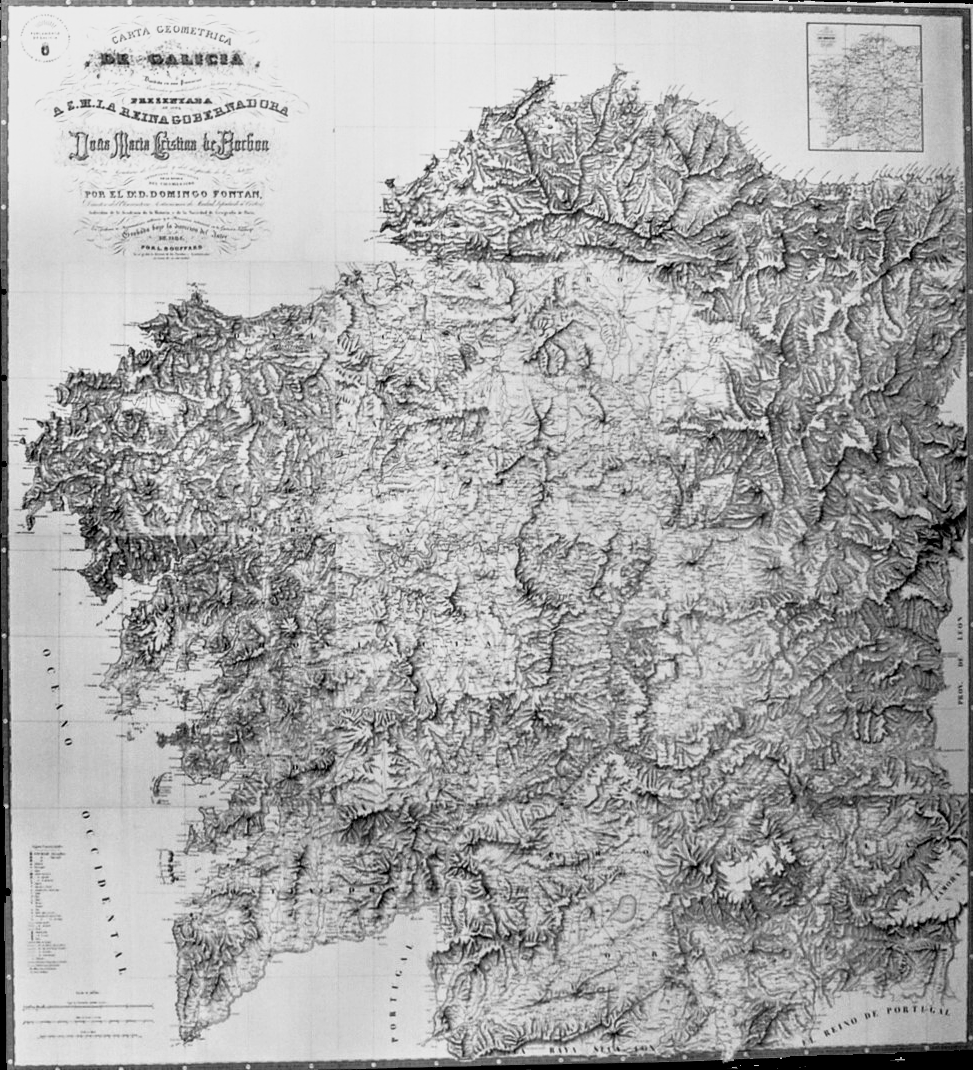 AcontraventoGz's tweet photo. Nun día coma hoxe, o 1 de decembro de 1834, Domingo Fontán presenta a Carta Xeométrica de Galiza, o primeiro mapa topográfico feito con métodos científicos e medicións matemáticas de todo o Estado. https://t.co/TVEEjGIqh2