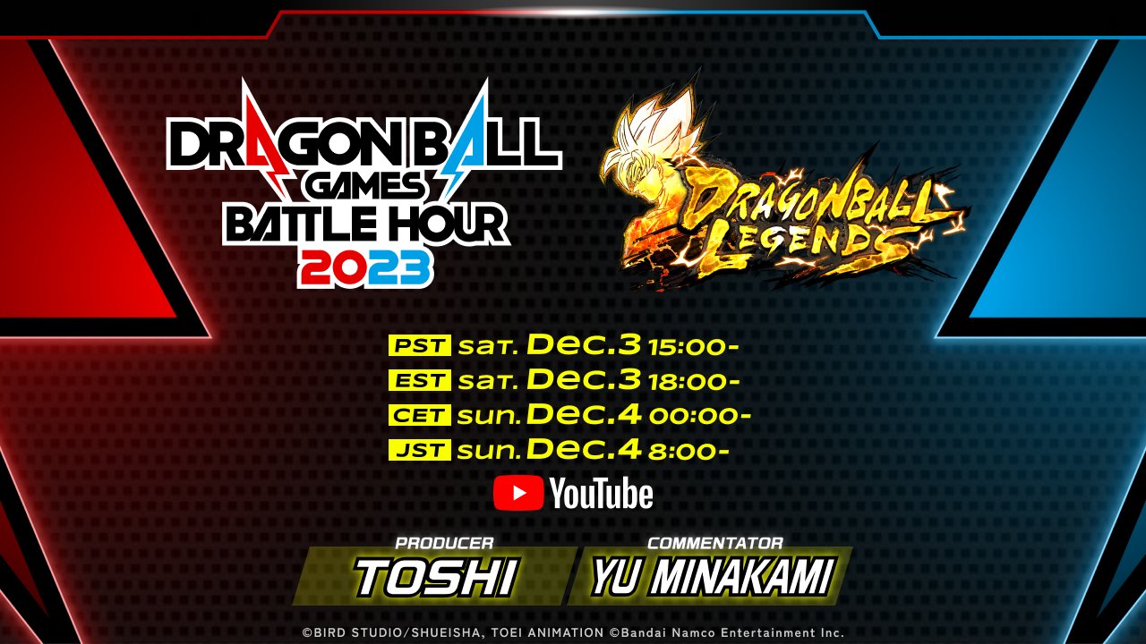 New Info on DRAGON BALL Games Battle Hour 2023!]