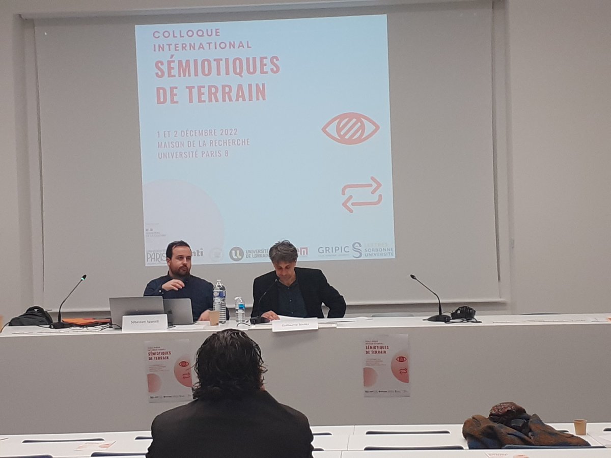 En cours #Sémiotique de terrain. Intervention de Soulez, Guillaume : "le contexte deux fois: terrain, délibération et pragmatique du cinéma et de l'audiovisuel".