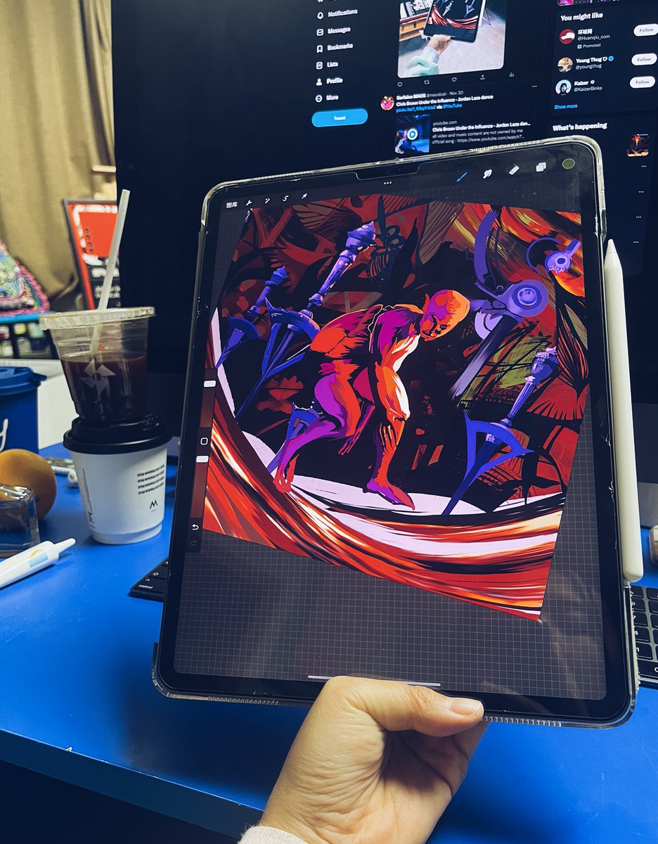 maoslust's tweet photo. If you don't learn and Get On A Fair Treat .You will be fired. Ing....
#procreateart #digitalart #MAOSLUST #NFT https://t.co/Xe381wflbN