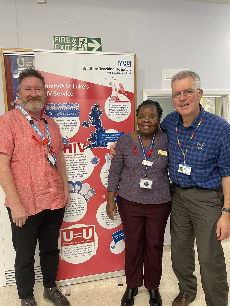 Today is #WorldAIDSDay Our fantastic @BTHFTHIVservice CNS team rocking the ribbon #Equalise