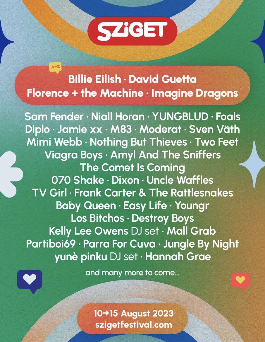 Sziget Festival Official - We are happy to let you know that Iggy