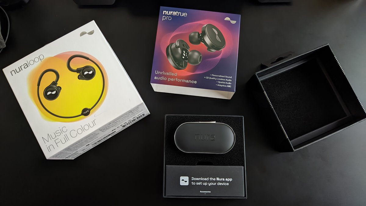 tbihlmayer's tweet photo. Time for an upgrade to my 2019 #NuraLoop: Welcome home, #NuraTruePro. 🥳
First you love the packaging and then... boom... the personalised sound experience kicks in...😍
#NuraBacker #Kickstarter #earbuds #reaction #unboxing https://t.co/UYFoSDsvuH