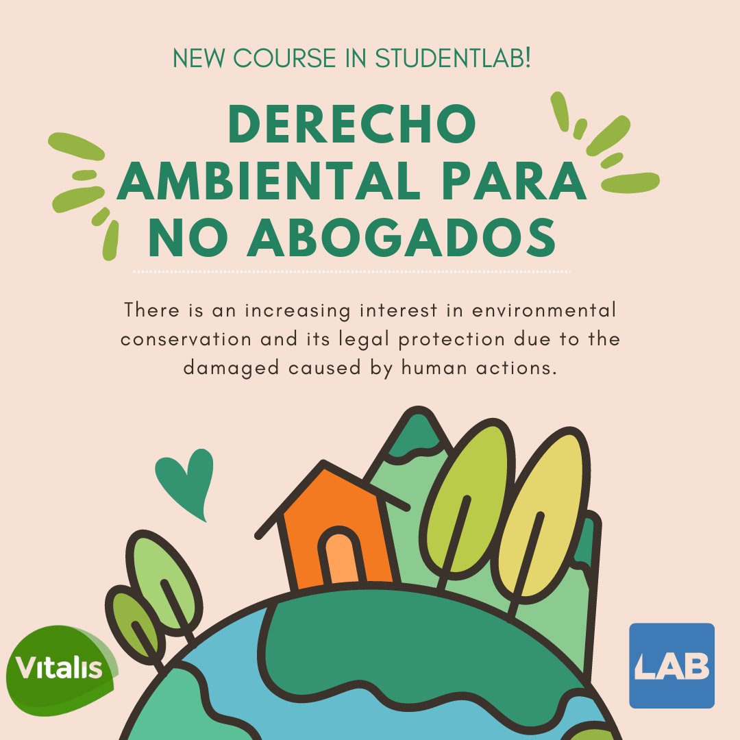 Are you interested in knowing how #HumanRights and #EnvironmentalRights are linked?

Our partner <a href="/ONGVitalis/">Vitalis - ONGVitalis</a> has created this free course for you 👉 student.canopylab.com/public/course-…

#NewCourse #FreeCourse #Environment #EnvironmentalLaw #Education #CanopyLAB #StudentLAB