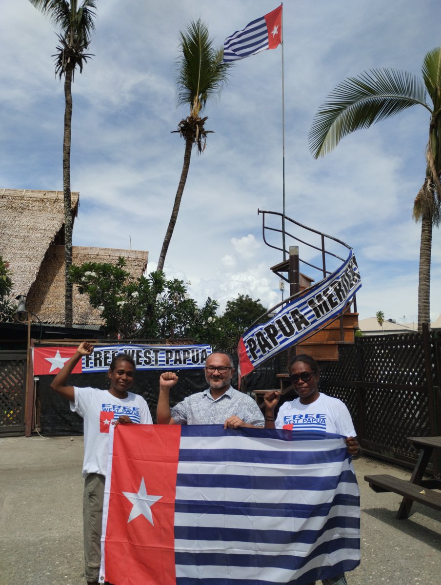 regilepping's tweet photo. West Papua Solidarity Group in 🇸🇧 along with Hon. Mathew Wale marking West Papua Flag Rising day. We hear you our brothers and sisters in WP. WE ARE HERE FOR YOU. Thank you Hon. Wale for your encouragement and Leadership.
 #FreeWestPapua #PapuaMerdeka https://t.co/XhO1CmxshC