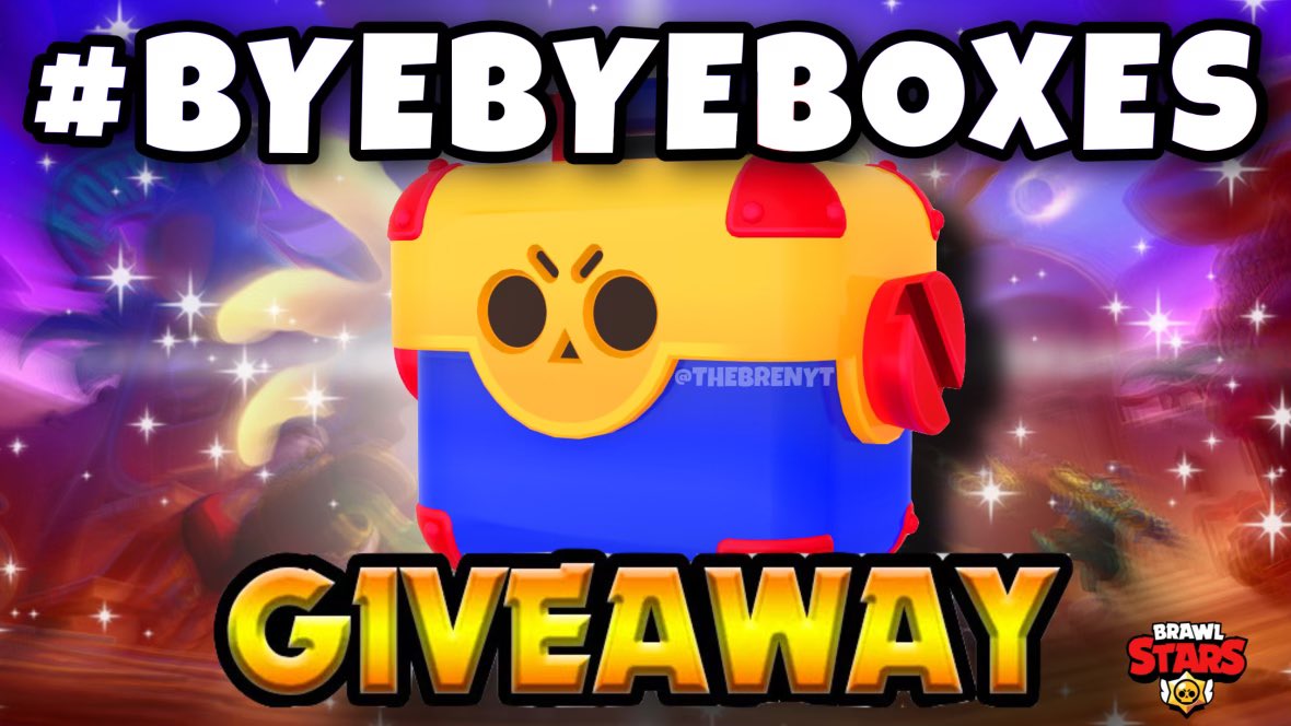 TheBrenYT's tweet photo. Hey everybody! I’m choosing 2 lucky winners for 5 mega boxes each! Make sure to follow all the rules listed below! Giveaway ends in 4 days!

To enter,

✅Follow @TheBrenYT 
🔁Retweet
📺Subscribe https://t.co/ZJsIAKJdFT

#ByeByeBoxes 📦 https://t.co/WyYO7TCGZi