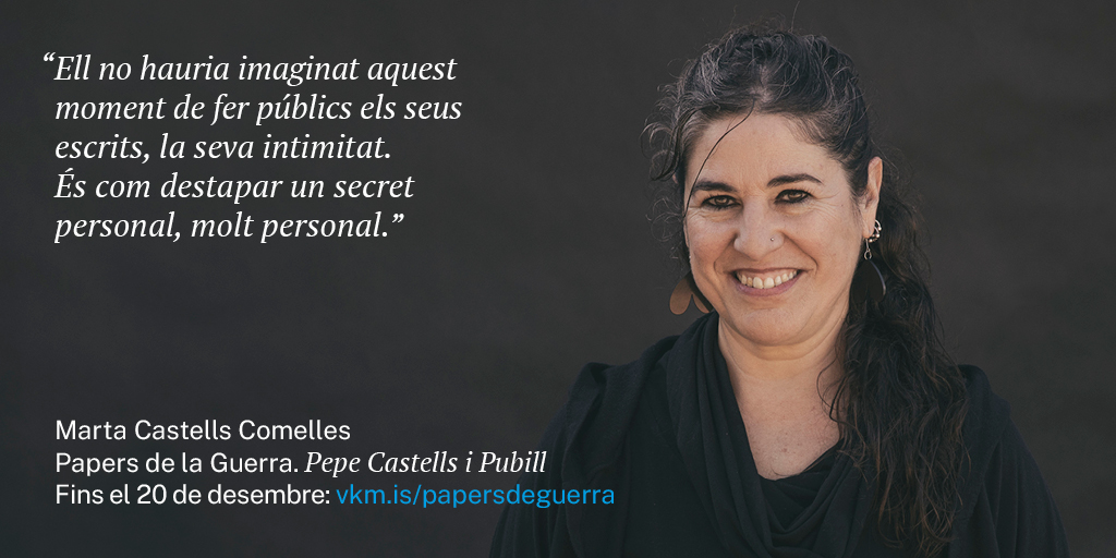 I de vegades, a la família encara ens costa d'entendre i ens emociona que, finalment, els #PapersdelaGuerra de l'avi Pepe, es publiquin.

I que, finalment, aquest trencaclosques de la #memòria pugui tancar-se. 

Una experiència que transcendeix el paper
👉vkm.is/papersdeguerra