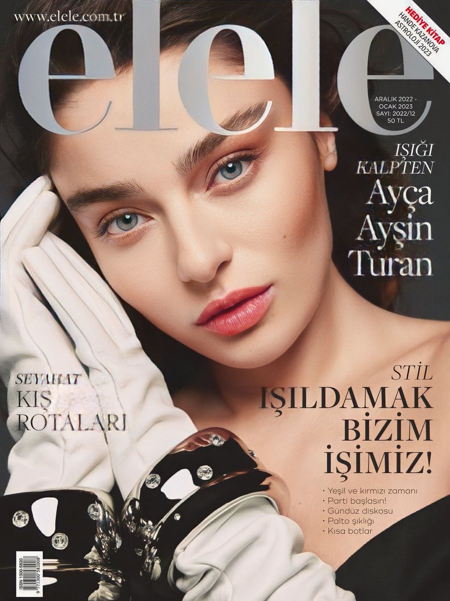 Başarılı oyuncu #AyçaAyşinTuran “Elele” Dergisi’nin yeni sayısına konuk oldu. 🔥