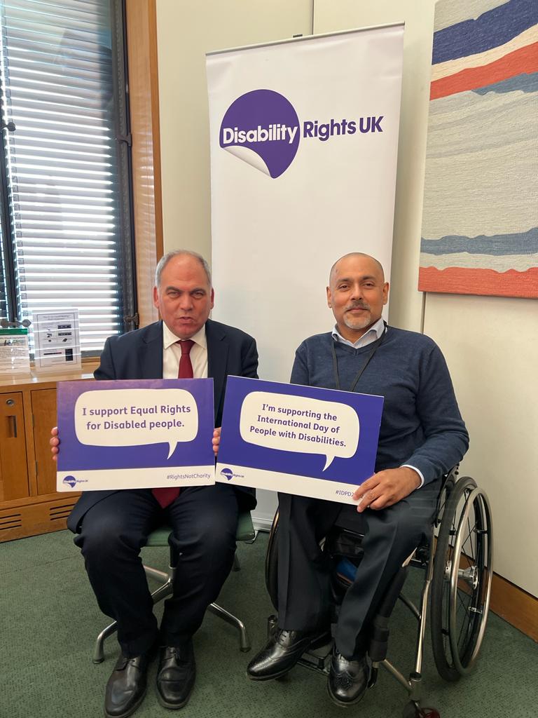 Bambos Charalambous (@bambosmp) on Twitter photo Ahead of International Day of Persons with Disabilities #IDPD2022, it was great to join <a href="/DisRightsUK/">Disability Rights UK</a> in Parliament to show my support for equal rights for disabled people. #RightsNotCharity Ahead of International Day of Persons with Disabilities #IDPD2022, it was great to join <a href="/DisRightsUK/">Disability Rights UK</a> in Parliament to show my support for equal rights for disabled people. #RightsNotCharity