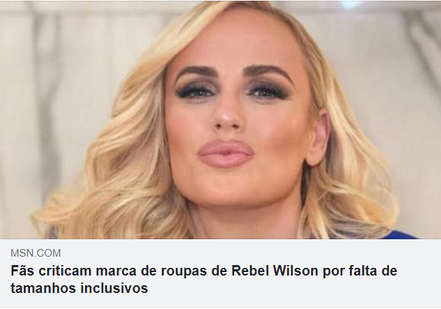 SensoCrtico1's tweet photo. A atriz Rebel Wilson (de “Missão Madrinha de Casamento”) lançou recentemente uma marca de roupas em parceria com sua noiva, a designer Ramona Agruna. No entanto, os fãs não ficaram nada contentes ao descobrir que “R&amp;R Club” não é uma marca com tamanhos inclusivos. https://t.co/zehiYvrxH9