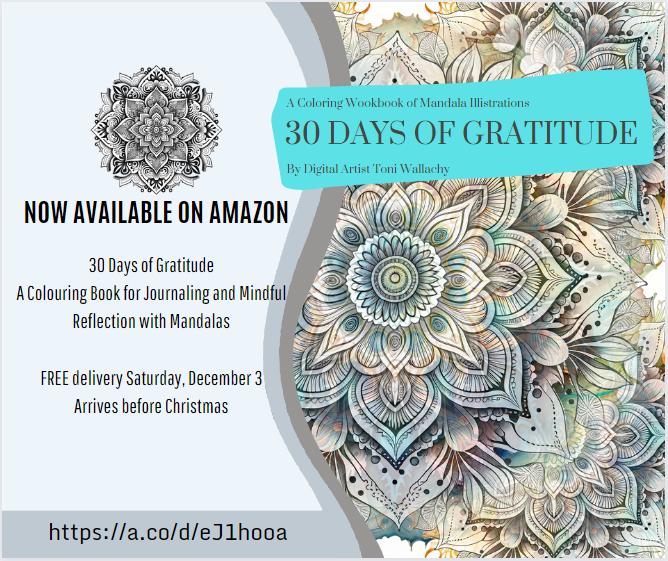 TWallachy's tweet photo. 30 Days of #Gratitude: A #coloringbook  for #Journaling and #Mindful #Reflection with #Mandalas 

https://t.co/XkHTdb9oZ6 #Amazon via @Amazon https://t.co/TlRkbrQ8xa