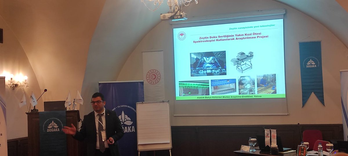 HO_FOOD_Project's tweet photo. The Leader of WP 5 of @HO_FOOD_Project, Dr. Yasin OZDEMIR, presented @HO_FOOD_Project  at the Innovation Workshop in Olive sector, Hatay/Türkiye. https://t.co/ulAuw0DWSx