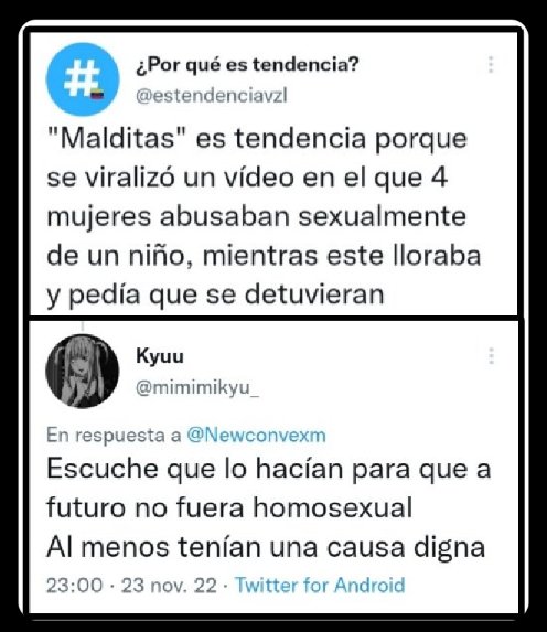 Neb_OOC's tweet photo. Denuncien a: @mimimikyu_
 
Promueve la pederastia a raíz de su homofobia. (Encima lo sigue el Willi)

Namas miren las pendejadas q pone:
https://t.co/pFWtwfkXFE https://t.co/AHqqxvUi0E