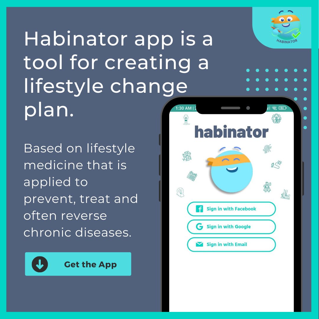 HabinatorApp's tweet photo. You can't cure #chronicdiseases with pills, just suppress symptoms. The only way to treat and reverse chronic conditions is making lifestyle changes, meaning creating #healthyhabits.

Take control of your health. Starting now. 

Download the app and begin making changes. https://t.co/KufjlXlZNn