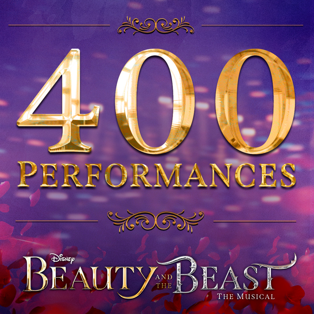 ‘No one's gloomy or complaining while the flatware's entertaining!’ 🍽
Today we’re celebrating 400 enchanted performances on tour! 🌹