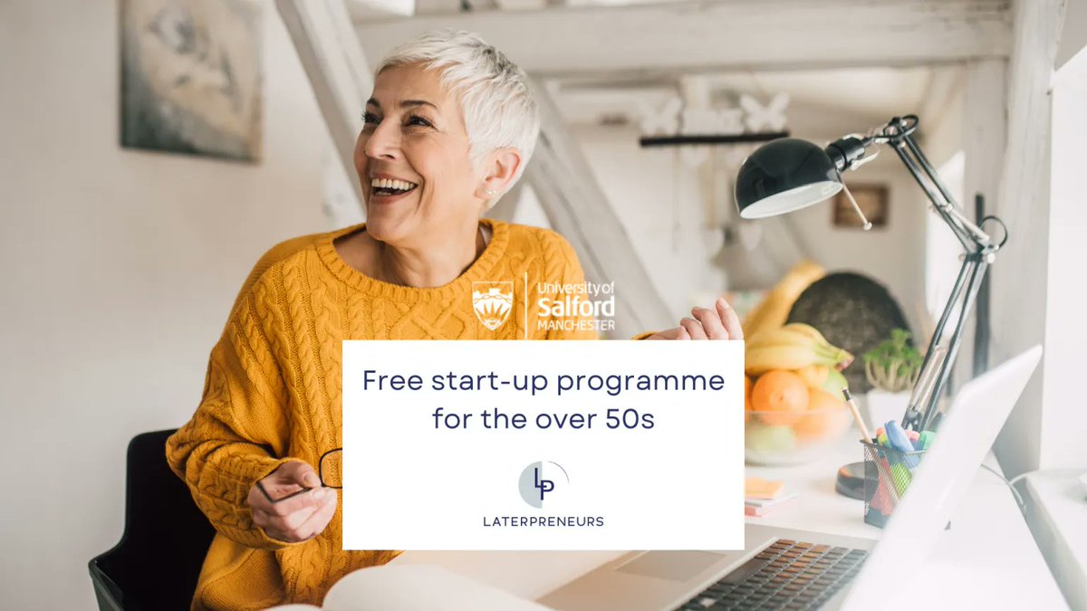 Laterpreneurs provides a support group or 'business club' to people aged 50+ who are either starting or think about strating a new business. Find out more: buff.ly/3XtIZjO