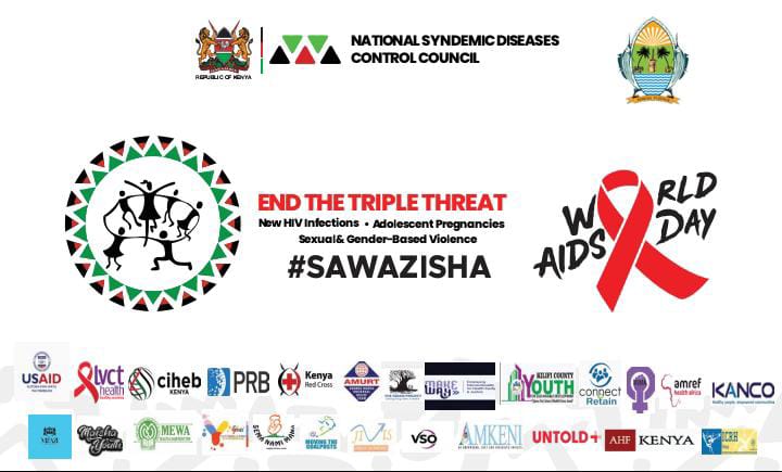 By regular testing and screening of HIV we can plan for our health and practice safe sex
End the triple threat 
1. End GBV 
2. Teenage pregnancy
3. New HIV infections

#Sawazisha
#WorldAIDSDayKilifi
#EndTrippleThreatKilifi <a href="/LVCTKe/">LVCT Health</a> <a href="/brianmundia10/">Brian Mundia💫</a>
<a href="/LVCTKe/">LVCT Health</a>