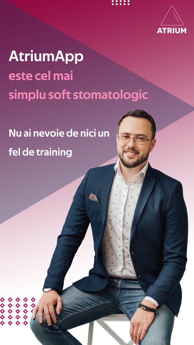 AppAtrium's tweet photo. 💥Descoperă funcționalitățile AtriumApp
✅ Conturi de acces nelimitate
✅ SMS-uri nelimitate
✅ Gestionarea programărilor de oriunde și de pe orice dispozitiv
🆓Încearcă GRATUIT! ➡️ https://t.co/bNk1L7ohT3
#atriumapp #aplicatiestomatologica #softstomatologic #dentalsoftware https://t.co/2nGps5wN2n