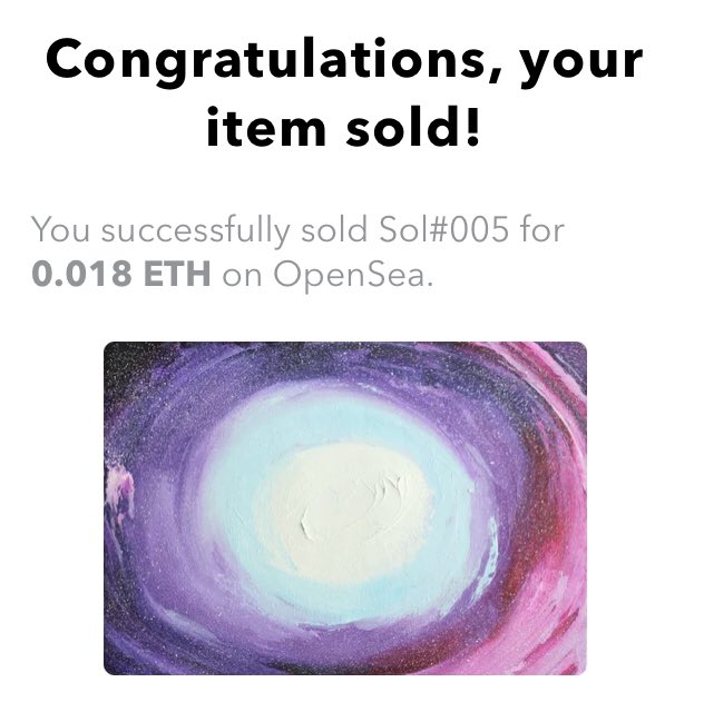 OrikeyUverse's tweet photo. What’s going on?? 😱 Second sale? OMG @LovelyHodl gave me back the faith in my art 💖 thank you sweet I hope Sol#002 brings to you colourful energy and lovely mood 🤍🤍🤍
#HODL #NFTFam https://t.co/1ZFyNtzFTb