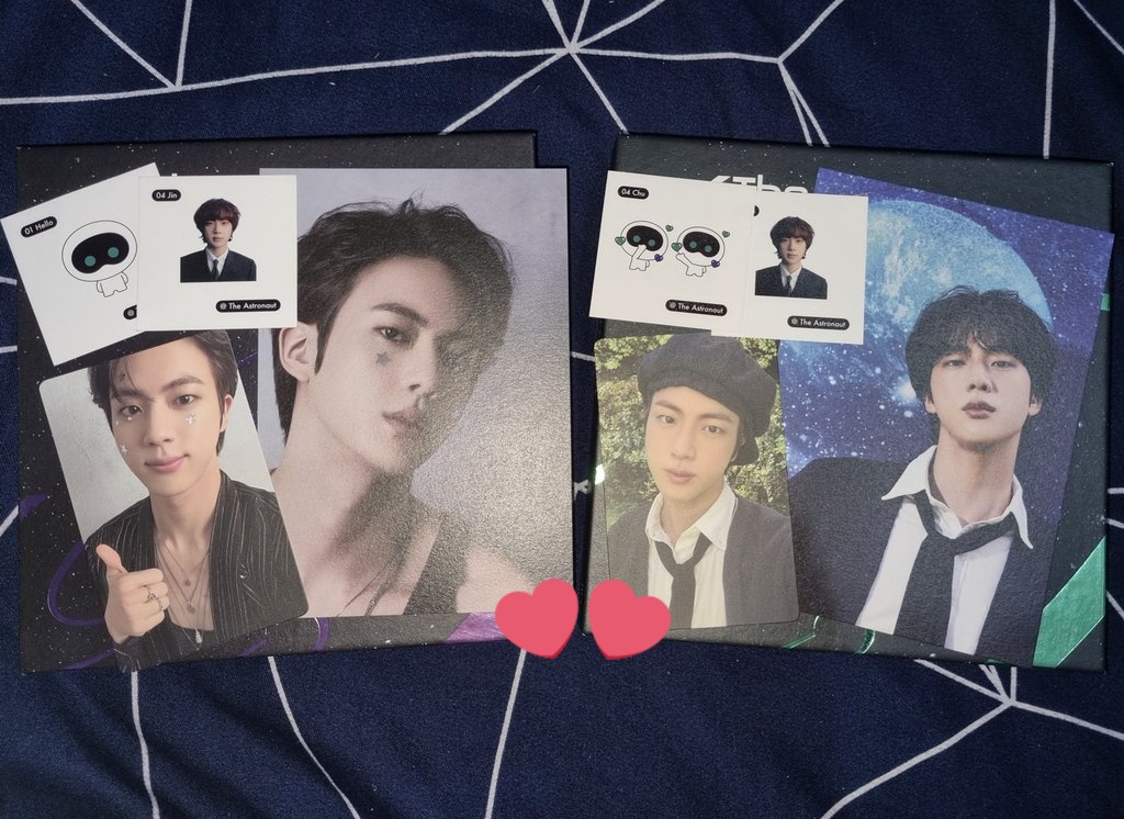 ksjhaul's tweet photo. My Jin #TheAstronaut pulls!! Thank you so much @carbonaraksj! 💜 https://t.co/NsznBljcwg