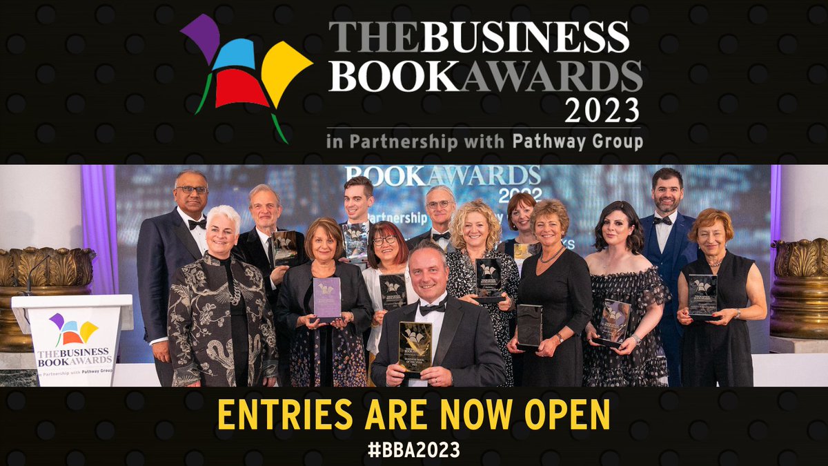 🥳📚 ENTRIES ARE NOW OPEN! 📚🥳

businessbookawards.co.uk

#BBA2023 #Author #BusinessBook #BizBook #Published #PublishedAuthor #BusinessBooks #Books
