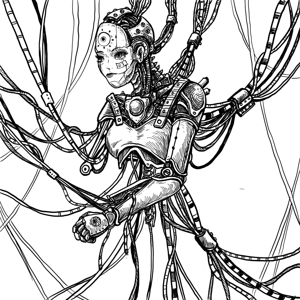 Gunknickproject's tweet photo. 01

#nft #cyborg #manga #penandink https://t.co/ScuhEH4TAB