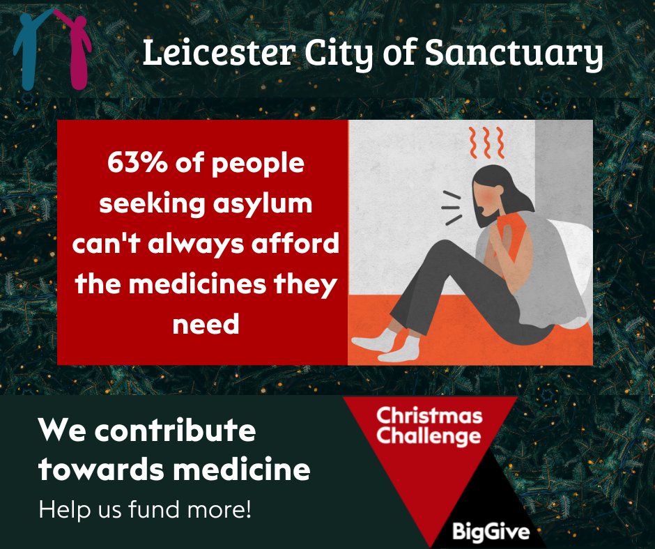 Directly supporting Asylum Seekers through anything the might be going through is at the heart of what we do at Leicester City of Sanctuary. Help us by donating to us during the Big Give, where every penny donated will be doubled!
donate.thebiggive.org.uk/campaign/a0569…
 #doubletheimpact