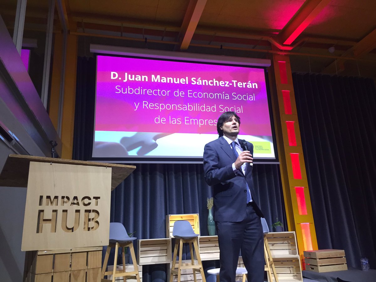 Corresponsables's tweet photo. “La promoción de alianzas genera empoderamiento en digitalización y femenino. Hay q promover la #sostenibilidad en todos los ambientes”, sostiene Juan Manuel Sánchez-Terán, subdirector de Economía Social de @empleogob que abre #InGoodCompanies de la mano de @Hazloposible. https://t.co/1T5gga6tEl