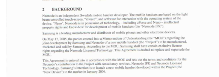 F_Lindberg's tweet photo. $NEON - 879 IPR -  EX2025 -  Licencedeal🧵
Key evidence! Final written decision 3 dec

The Background:
Read paragraf 2 "Samsung is a leading manufacturer and distributor of mobile Phones"
Isn't that commercial succes for a patent?
A licence deal with a "leading manufacturer" ? https://t.co/oqnAyISlc4