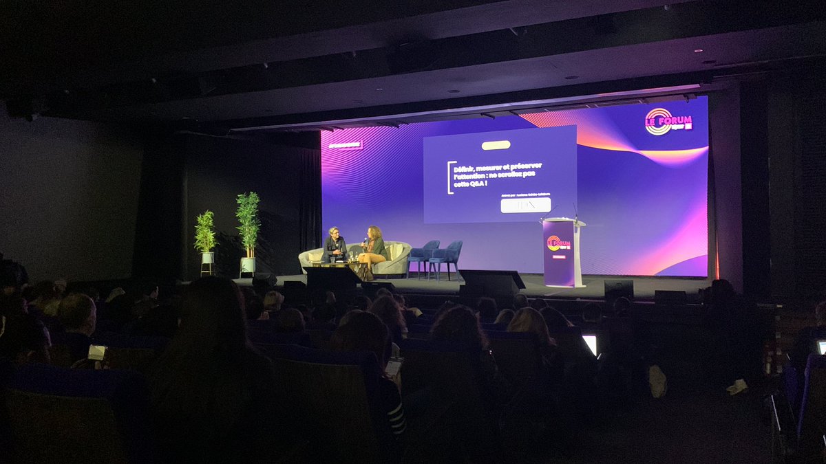 #ForumAD2022 la tension de l’attention monte en puissance dans le digital #iim #seullattentionestmonetisable