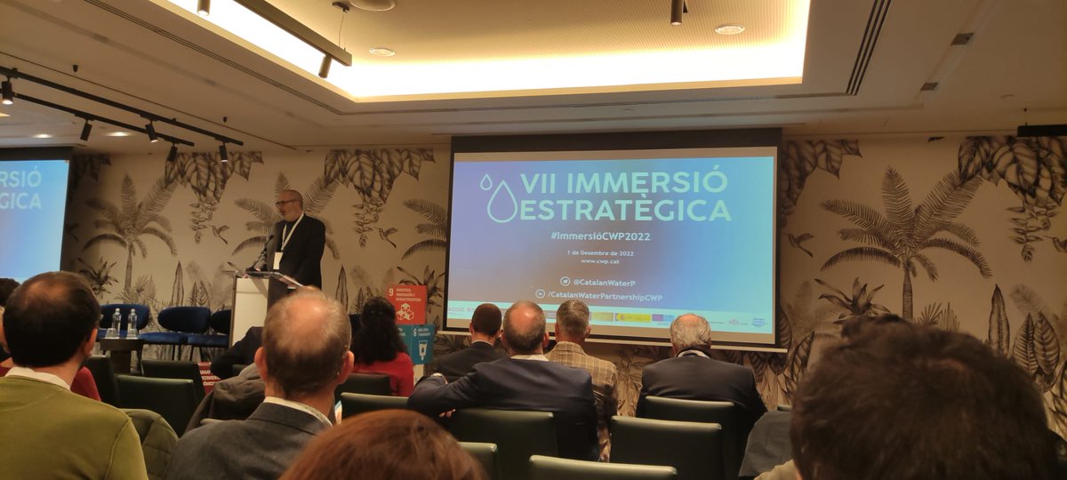 ABM_Eng's tweet photo. @ABM_Eng assisteix a la VII IMMERSIÓ ESTRATÈGICA, organitzada pel @CatalanWaterP , celebrada a l'Hotel Gallery de Barcelona. 
En aquesta jornada es plantegen reptes relacionats amb l’economia, canvi climàtic i innovació aplicades al sector de l’aigua.  #ImmersióCWP2022 https://t.co/GvvZZXCnfU