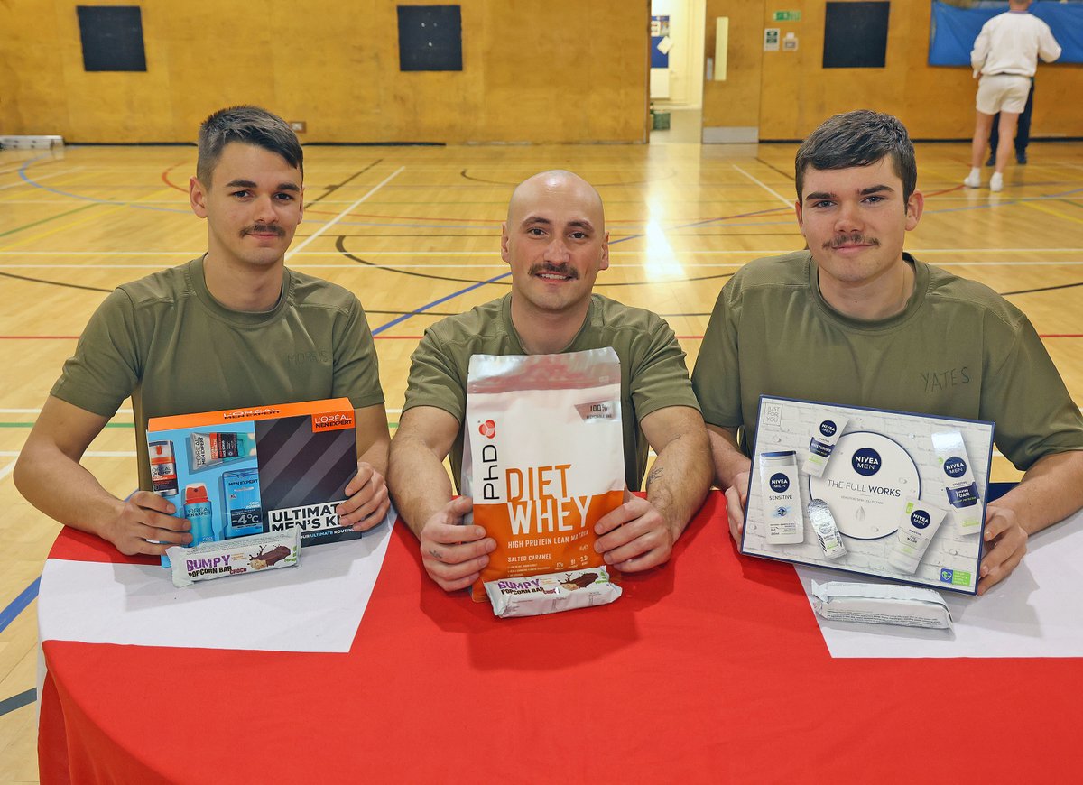 HMSsultan's tweet photo. #AwEsoME & #Tashtastic were just some of the words used by @RoyalNavy Air & Marine Engineers as @HMSsultan participated in a @MovemberUK competition. The Commanding Officer @CaptJoDeakin inspecting entrants & picking the winners. 👏⚓️🛠️🥸 https://t.co/9Iaj0tjfOV