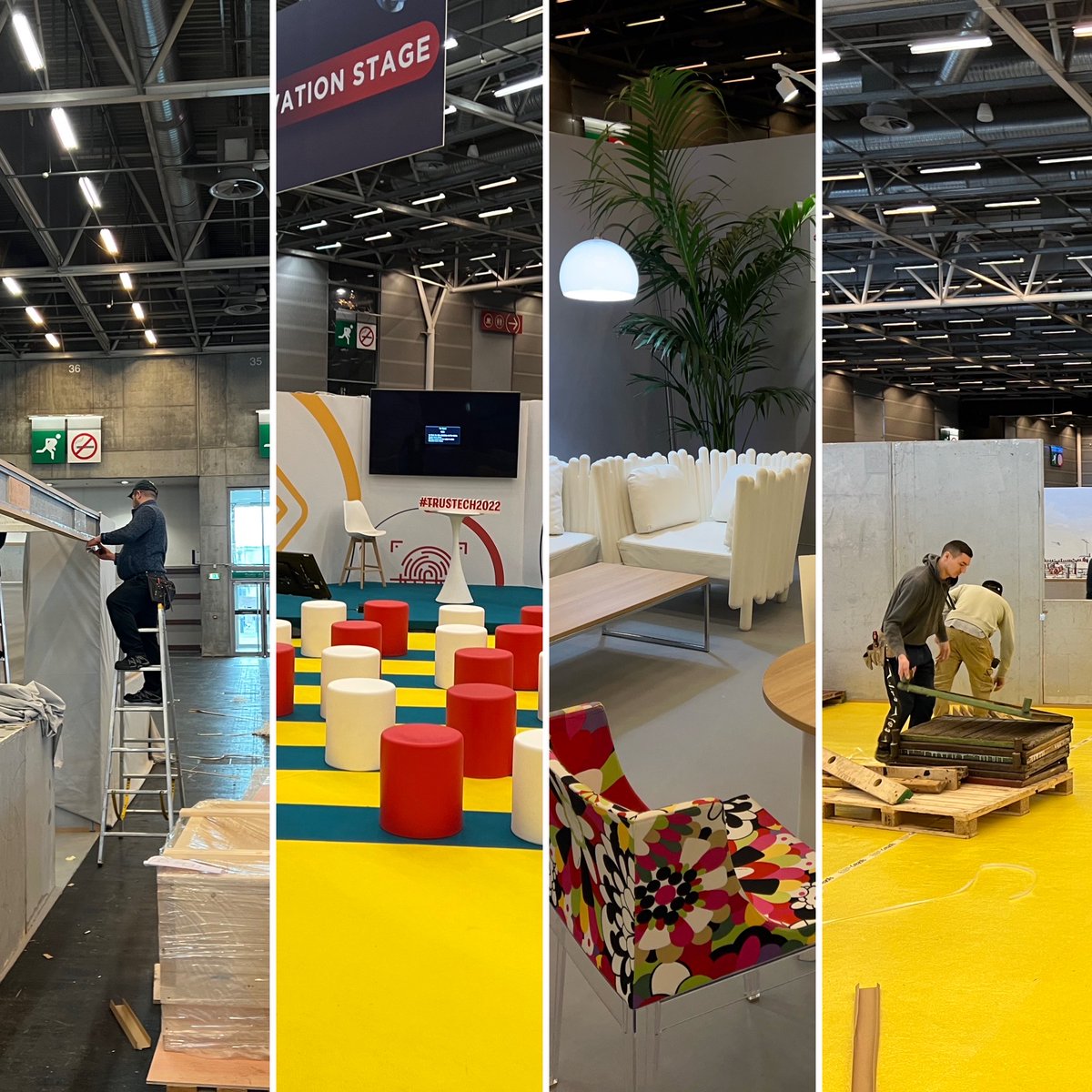 GroupeSpat's tweet photo. Actuellement se tient @TRUSTECH_Event 
La SPAT assure la régie technique et logistique de cet événement international.
La team SPATest fière de cette nouvelle collaboration 🚀🚀🚀
Merci à toute l’équipe du salon TRUSTECH @comexposium @AnneFrayssinet #spat #salon #régietechnique https://t.co/RERAoOt6NE