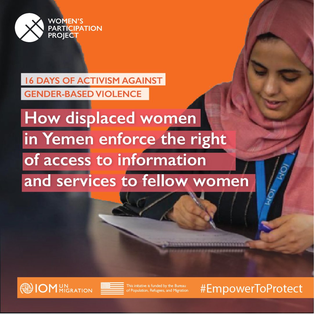We cannot address Gender-Based Violence without proper access to information and services for displaced women 👩🏿👩🏿‍🦽and girls👧🏿. Read more 👉bit.ly/3Um0jnW #EmpowerToProtect #GBV #16Days #16DaysOfActivism