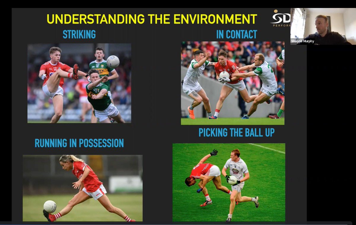 Thank you to @officialCorkGAA and especially @AOC_74 for allowing me to speak with the S&amp;C Coaches and Physio’s, working within the Performance Pathway. The discussion was around principles, biomechanics, environment, functional gap and “is the issue a problem or a symptom