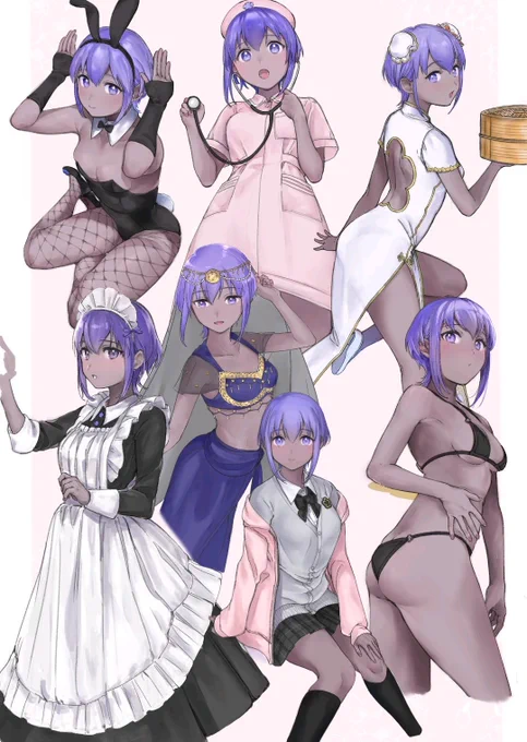 きせかえ静謐ちゃん! #FGO #静謐のハサン 