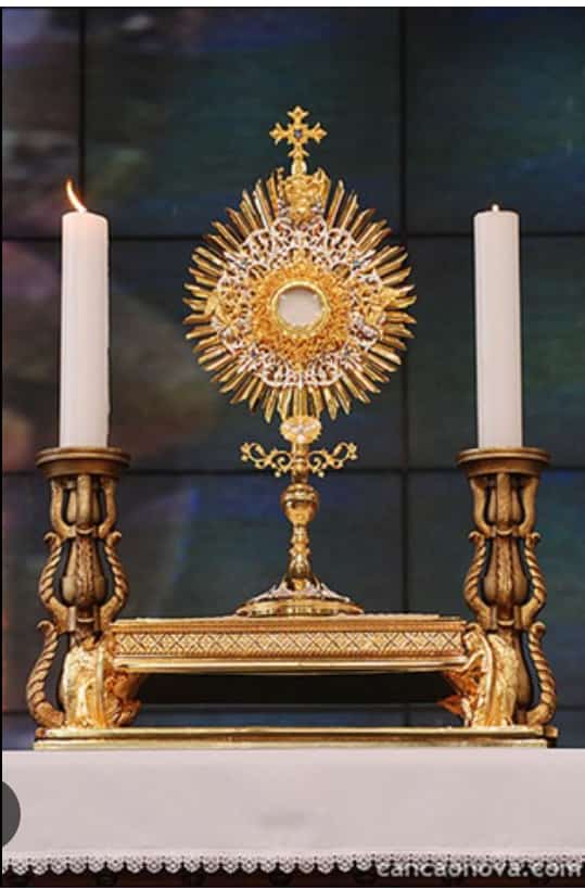 Be before the blessed sacrament and listen to his word he has a message for you.
