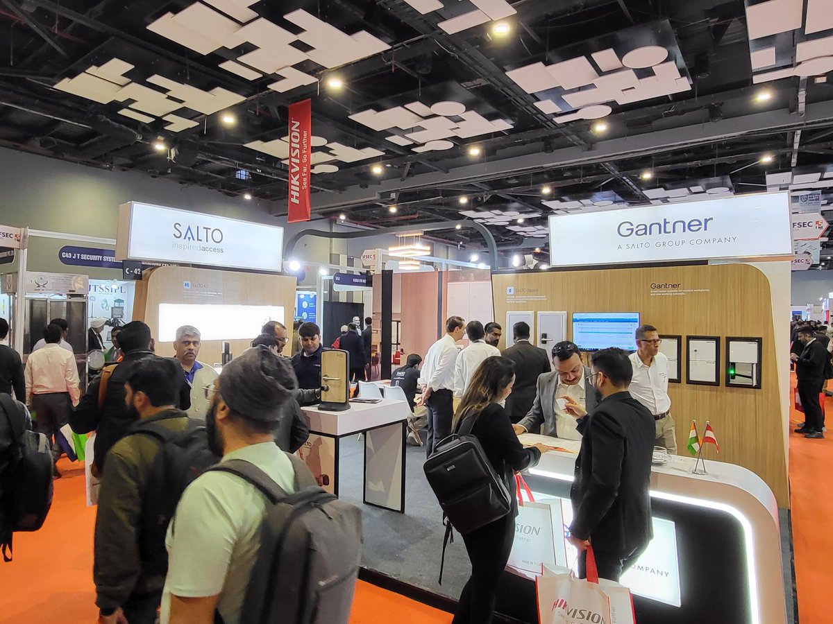 GantnerGroup's tweet photo. Meet us @IndiaIFSEC from December 1st-3rd, 2022 in New Delhi. Our GANTNER and @SaltoSystems team will present you our innovative security solutions in the field of electronic access control and smart locker systems. Visit us at booth C42 in hall 5!

#GANTNER #ifsecindia https://t.co/yyqkzLcIsR