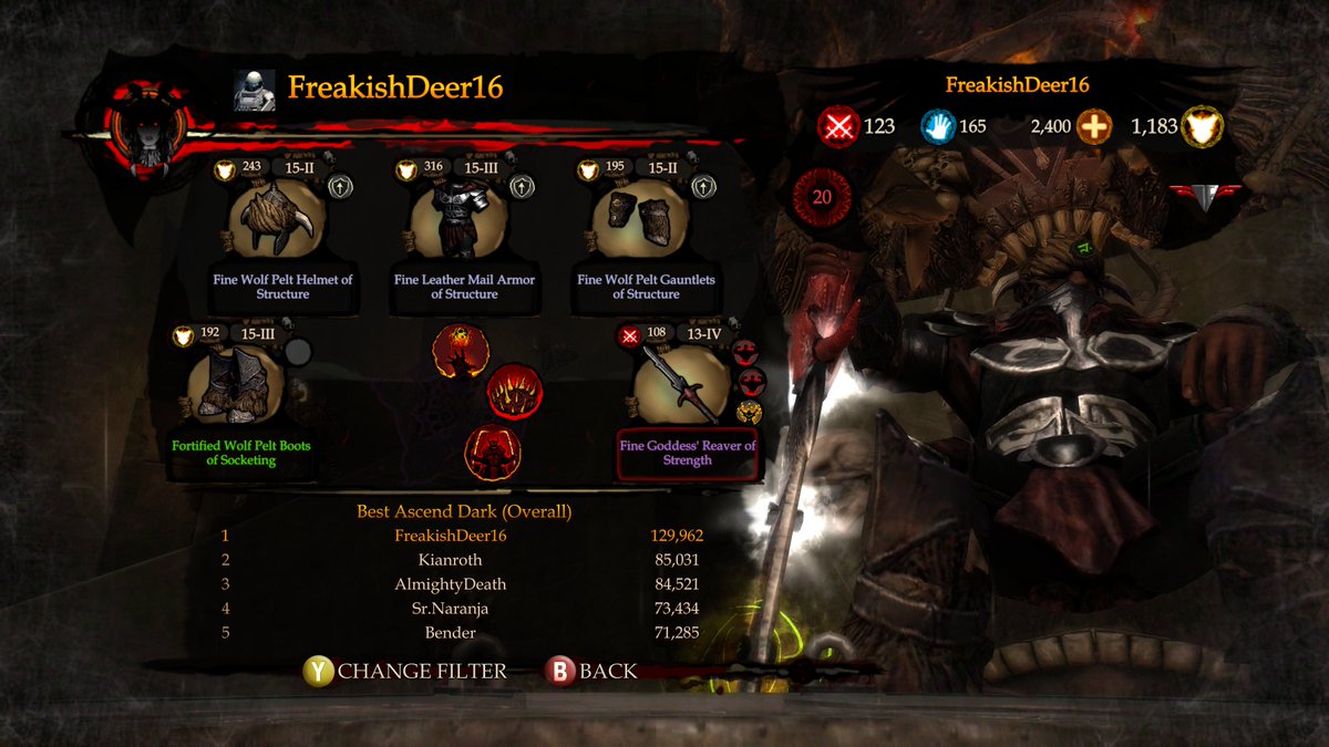 With players rushing into Ascend: Reborn, champions have won a place in the Sanctum. Avatars of the top players on various leaderboards stand in the hub, highest among them sitting on the thrones for their god.

Join the crusade: store.steampowered.com/app/2113570/As…