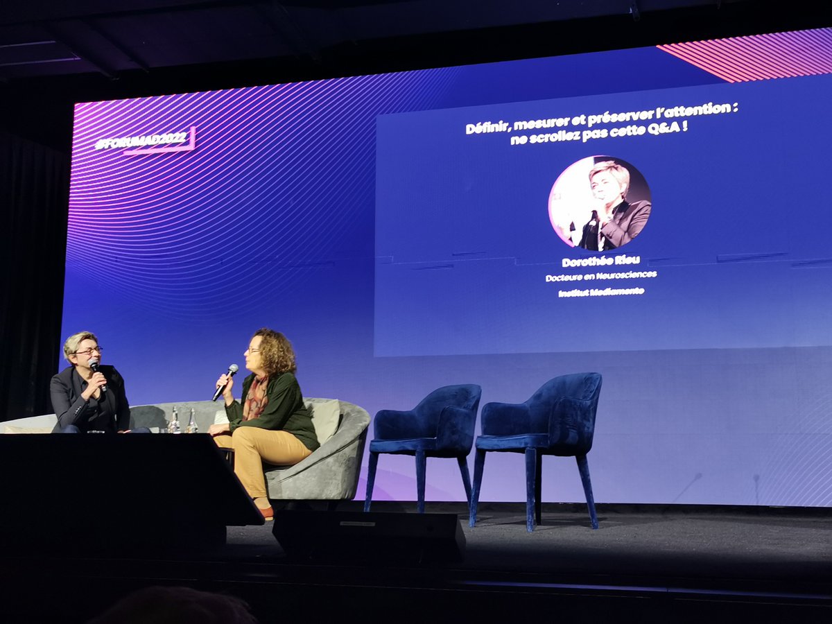Intéressante réflexion de <a href="/mediamento/">Dorothée Rieu</a> sur l'#attention 🚨
3 mécanismes : 

1/ Système d’alerte : quand faire attention et adapte notre vigilance
2/ Système de l’orientation : sélectionne des informations
3/ Contrôle exécutif : Gère les conflits d’attention 

#ForumAD #ForumAD2022