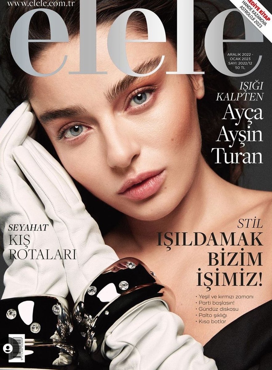 #AyçaAyşinTuran 'Elele' dergisinin yeni sayısına konuk oldu..📌