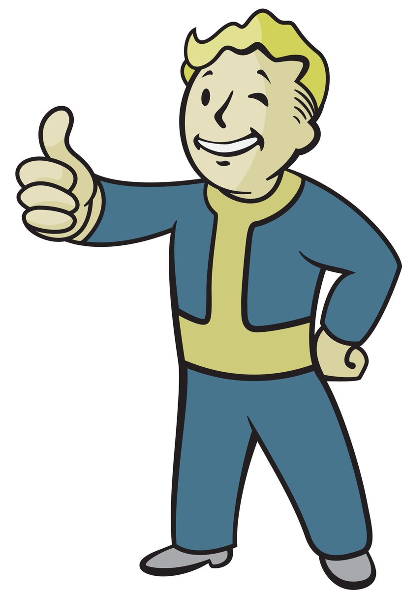 Seygem1's tweet photo. @Kama_Kamilia #FellaRequest Hi forgers. Since 'tis the season, I figured fella #2 must be a festive one. So could I maybe get a santa with some blood sprinkles and an axe, giving the vault boy thumbs up with the other hand (optional if it looks weird)? https://t.co/xJkrdMujV3